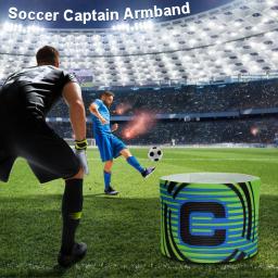 Capitão Braçadeira para adultos e crianças, braçadeira, presente competição, grupo de futebol, treinamento de futebol, líder, 1-3 pcs - Image 4