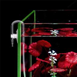 Em Forma De U Refinador De Aquário De Vidro Transparente, Conector De Tubulação De Ar, Tanque De Peixes Equipamentos De Aquário, CO2, 1Pc - Image 2