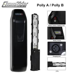 ChamRider ALX149 Uma caixa de bateria Ebike, Downtube Case para 21700 células 36V 10S7P 13S5P 14S5P, 48V - Image 4