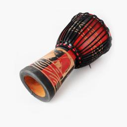 12/13 Polegada Madeira Goatskin Mão Tambor Tradicional Africano Djembe Percussão Círculo Instrumento Para Crianças Iniciantes - Image 4