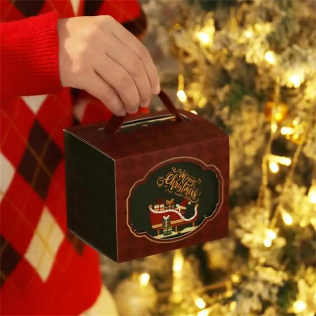 Caixa de Presente Criativa e Elegante para o Natal - Saco de Embalagem Perfeito para Surpresas Festivas