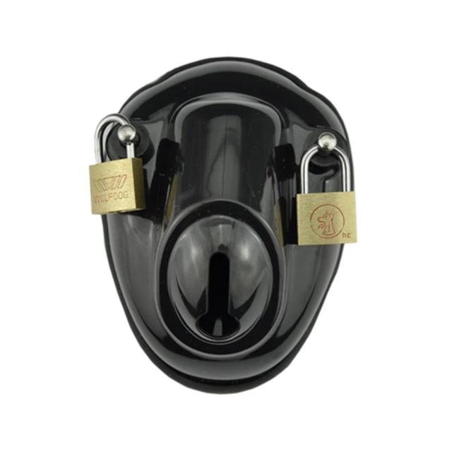 Tigela de Silicone Masculina para Cinto de Castidade com Gaiola de Pássaro - Dispositivo BDSM de Bondage com Bloqueio e Contenção para Homens