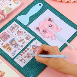 Cola Caneta Escultura Faca, Jornal Ferramentas Kit para Scrapbooking, DIY Arte Artesanato, Trabalho de Corte, Kawaii Papelaria Suprimentos, 4Pcs - Image 5