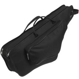 Estojo de saxofone portátil preto à prova d'água, bolsa de armazenamento de saxofone alto com alça de ombro e alça de ombro - Image 1