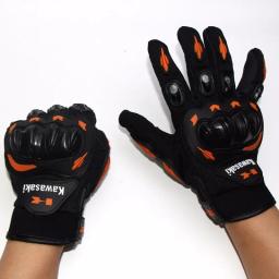 Luvas off-road Kawasaki, luvas respiráveis para bicicleta com todos os dedos, luvas de cavaleiro anti-queda para motocicleta, ao ar livre - Image 5