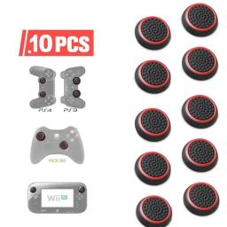Polegar Stick Grip Joystick Cap, Anti-Slip Cover, Gamepad Substituição Cap, Acessórios Controlador, PS3, PS4, XBOX ONE, 4 pcs, 10pcs - Image 1