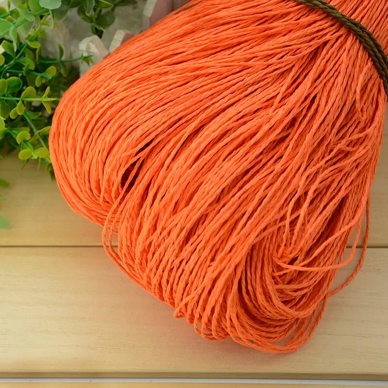 Fio De Palha De Raffia Para Malha De Mão Crochet, Chapéu De Verão, Bolsa, Cestas De Almofada, Material De Tricô, Artesanato DIY, Decoração De Caixa De Presente - Image 1