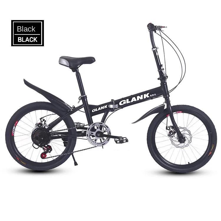 Bicicleta dobrável com freio a disco, velocidade variável, masculino e feminino, dragão lazer universal, ciclismo cidade, estudante, adulto pendulares, 20 em, 2024 - Image 1