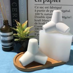Molde De Silicone Para Enfeites De Concreto, Bloco De Onda, Artesanato Do Mar, Cone De Quatro Pés, Moldes De Gesso, Vela Criativa Geométrica, Fazendo Suprimentos - Image 5