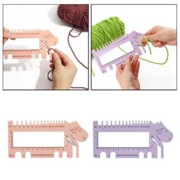 Sheep Head Gauge com Tesoura, Medidor para agulhas de tricô e Crochet Hooks, Régua Ferramenta - Image 1