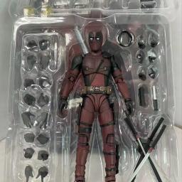 Shf Deadpool Action Figure Toy, Dead Pool Modelo, Estátua de Boneca, Kit de Garagem, Colecionáveis, Alta Qualidade, Vários Acessórios, Kids Gifts - Image 4