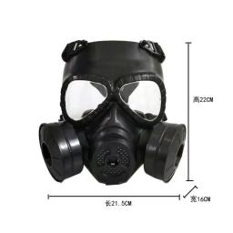 Tactical Máscara Facial Completa Respirável Airsoft Paintball CS Wargame Esportes Proteção Caça Tiro Engrenagem Acessórios - Image 6