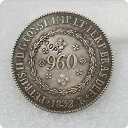 Brasil 960 Reis Coin, Código Coin, 1832-1834Brasil - Image 2
