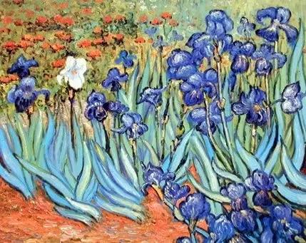 Impressão Fine Art de Van Gogh: Cartaz Floral do Jardim