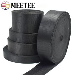 5 metros 20-50mm náilon preto webbing fita decorativa saco mochila cinta cinto de segurança fita diy material de costura acessórios - Image 1