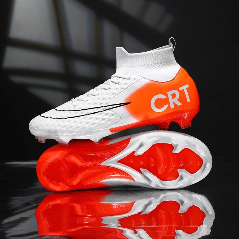 Profissional Long Spikes Sapatos de Futebol para Homens, Botas de Futebol Chuteiras, Indoor Calçados Esportivos, Unisex, Respirável, Macio, Drop Shipping, Novo - Image 1