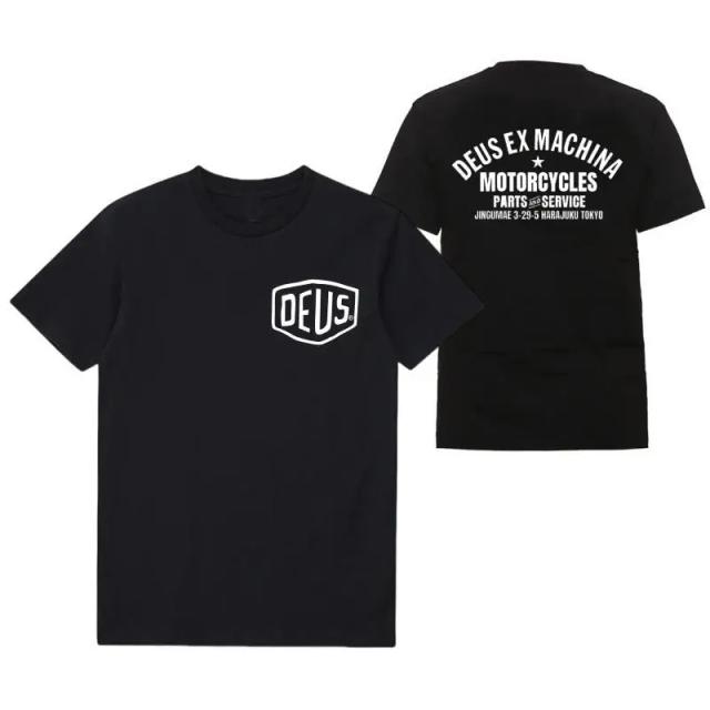 Deus Ex Machina Camiseta Gráfica Preta Unissex Verão