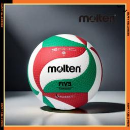 Voleibol profissional fundido para adultos e adolescentes, treinamento de competição profissional, tamanho 5, original, estudantes, adulto, V5M5000 - Image 1