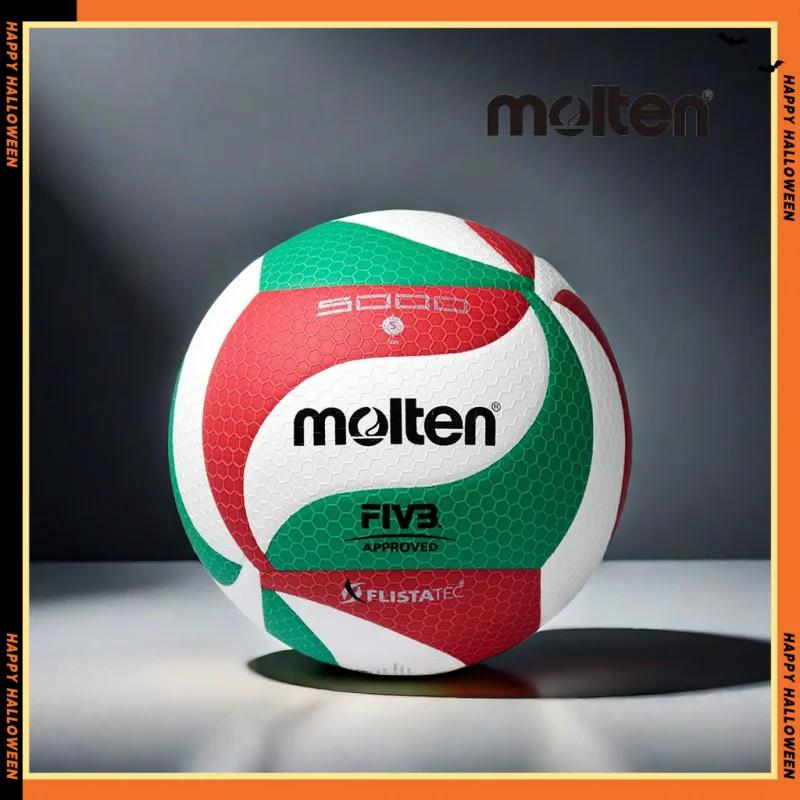 Voleibol profissional fundido para adultos e adolescentes, treinamento de competição profissional, tamanho 5, original, estudantes, adulto, V5M5000 - Image 1