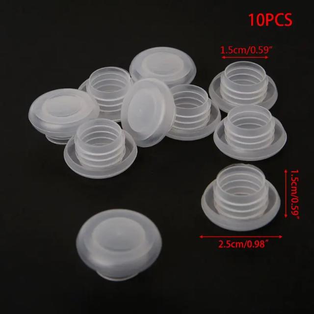 Tampas de Garrafa para Fermentação Caseira: Kit de 10 Peças para Vinho e Cerveja, Inclui Seladores de Plástico e Acessórios de Bar