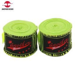 Cotton Boxing Sports Strap, Envoltórios de mão, Suporte de pulso, Stripe Skull, Muay Thai Bandagens, Kick Boxing, MMA, 2 rolos, 3 m, 5m - Image 5