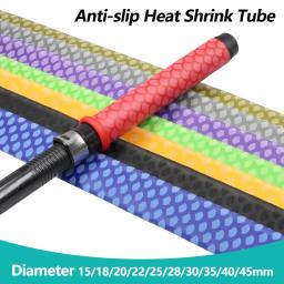 8 cores antiderrapante tubo termo retrátil vara de pesca envoltório antiderrapante alça de bicicleta isolamento proteger raquete aperto capa à prova dwaterproof água diy - Image 1