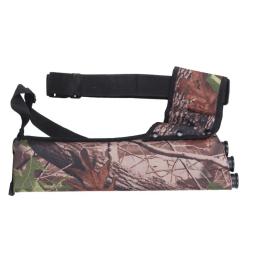 Aljava com arco e flecha com design de três tubos, setas de pano Oxford durável, bolsa de arco e flecha ajustável para esportes - Image 4