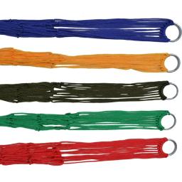 Rede de Nylon Portátil com Rede De Malha, Cama De Dormir, Hamaca, Viagem Ao Ar Livre, Camping, Azul, Verde, Vermelho Hamac - Image 4