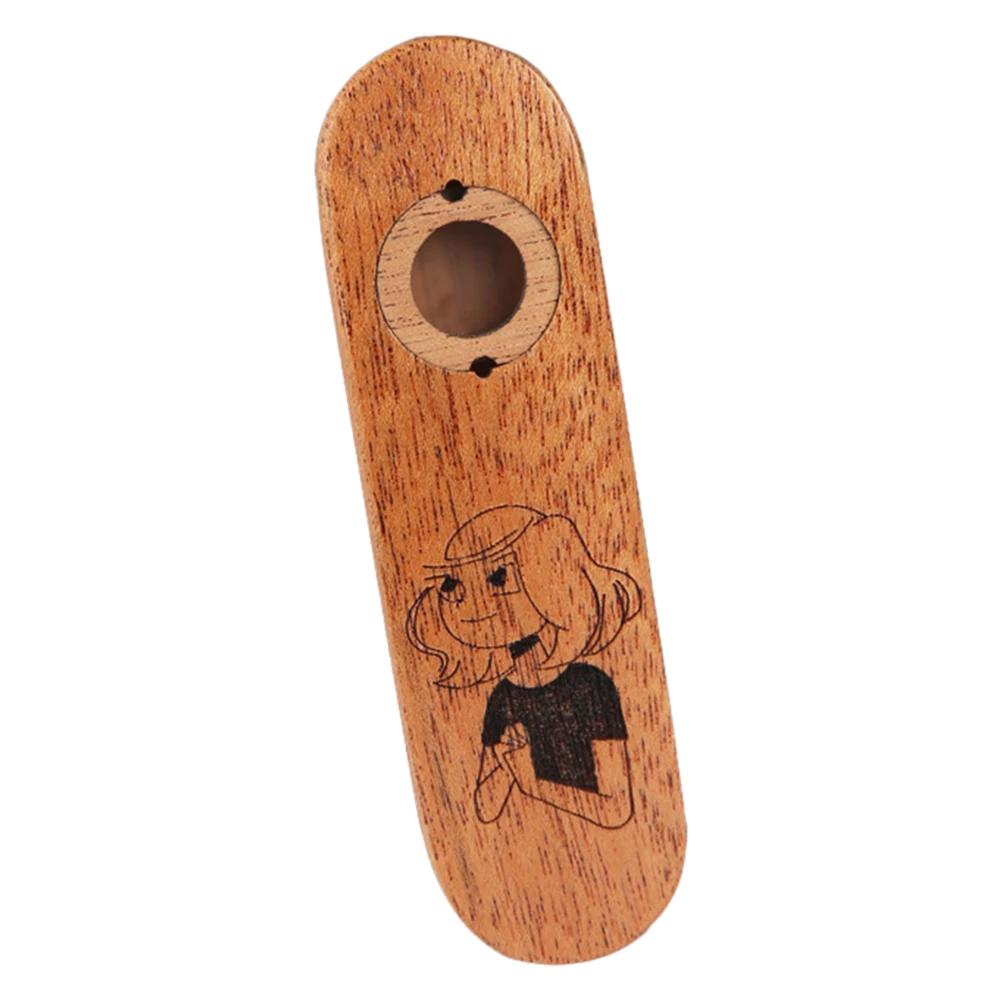 Portátil Kazoo Harmonica de Madeira para Iniciante, Instrumento Musical De Madeira, Guitarra, Ukulele, Acompactação, Presente para Crianças - Image 1