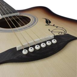 Rosewood Fingerboard para estudantes iniciantes, guitarra acústica, 21 Trautas, 6 cordas, Starter prática, guitarra folclórica, 41" - Image 6