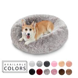 Rei cão cama sofá cesta camas do cão diversão lavável removível casa do cão longo luxe pelúcia ao ar livre grande pet gato cama do cão quente sofá esteira - Image 1