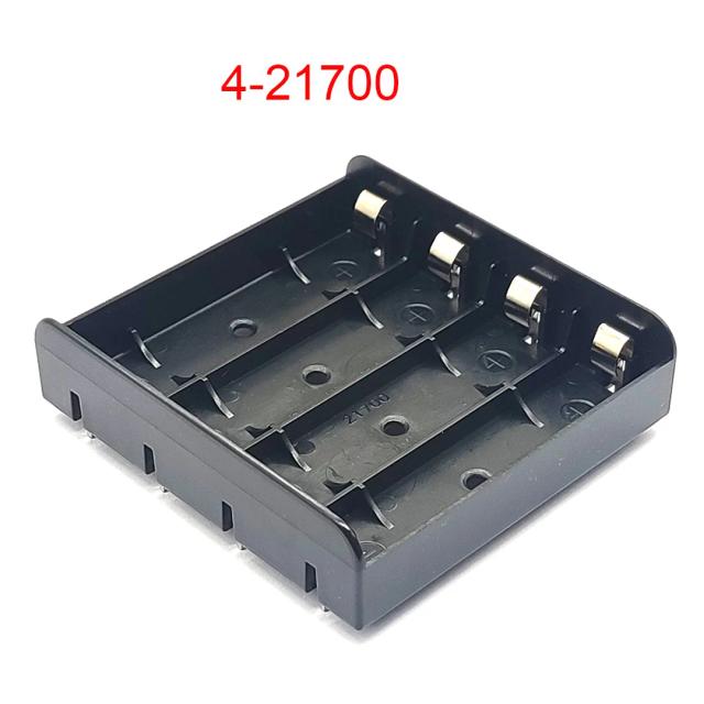 Caixa de Armazenamento para Baterias 21700, Suporte DIY com 1 a 4 Slots para Power Bank Recarregável