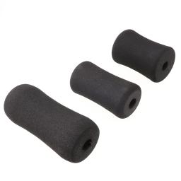 Almofada de espuma para banco de peso, substituição de rolos pretos, funcional para ginástica e exercícios em casa, 1 par - Image 1