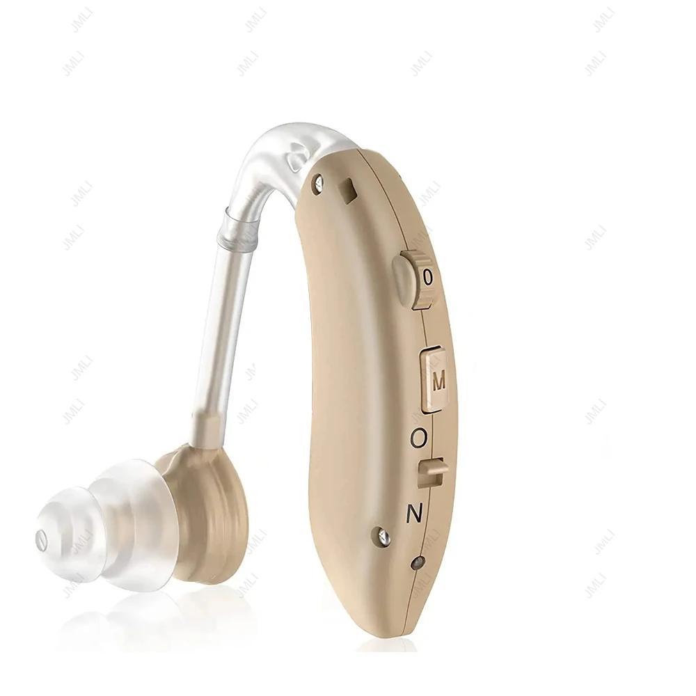2024 Melhor Recarregável Digital BTE Aparelho Auditivo Ajustável Tom Amplificador de som Portátil Idosos Surdos Aparelhos auditivos,Recargable Digital hearing aid - Image 1