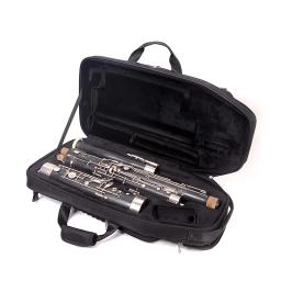 Fagote Padrão PU Couro Preto Instrumentos De Vento Mochila, saco De Fagote - Image 5