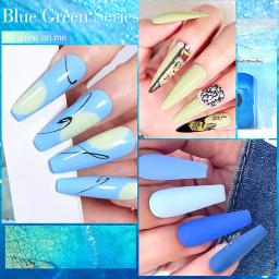 MEET ACROSS 7ml Gel Unha Polonês Primavera 140 Cores Para Decoração de Outono Semi Permanente Fosco Top Coat Nail Art Verniz em Gel UV - Image 4