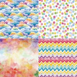 Panalisa-Bloco de Papel Scrapbook colorido do arco-íris, Scrapbooking, Scrapbooking modelado, Artesanato DIY, Fundo, 24 Folhas, 6 "x 6" - Image 2