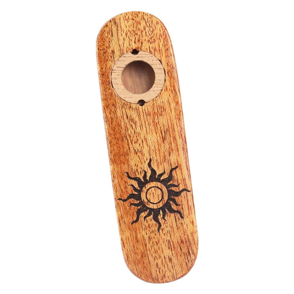 Mini Kazoo De Madeira Instrumento de Sopro para Crianças, Profissional Kazoo Flauta, Amantes de Música, Iniciante Presente, Guitarra, Ukulele, Iniciante - Image 1