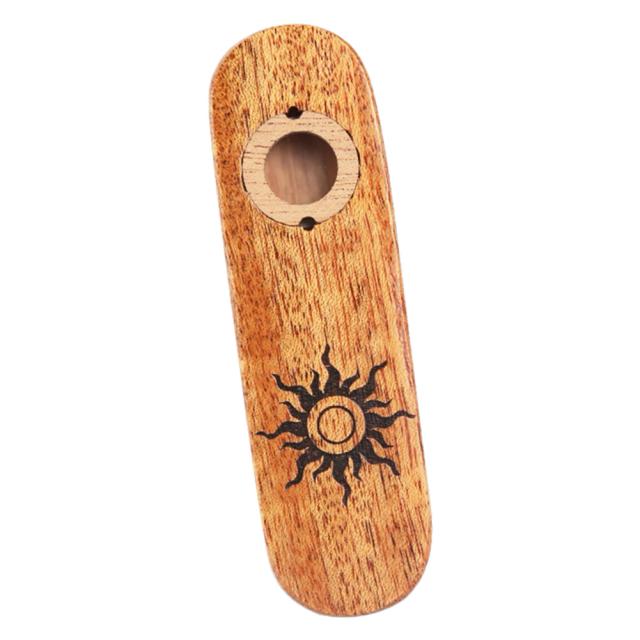 Kazoo de Madeira para Crianças e Iniciantes - Instrumento de Sopro Ideal para Amantes de Música e Presentes Criativos
