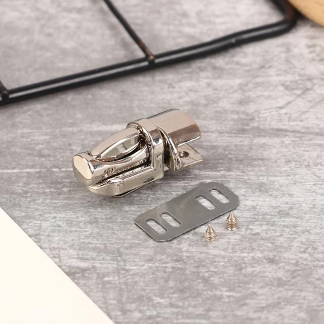 Fivela de Metal para Bolsas de Couro - Fixadores Duráveis com Tuck Lock e Fecho de Alta Qualidade