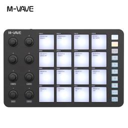 M-VAVE Pad lançamento portátil, SMC-PAD Interface, pequeno controlador MIDI sem fio, teclado percussão adequado - Image 3