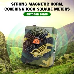 Portátil Recarregável Controle Remoto Caça Amplificador, Universal Outdoor Amplificadores de Som, Caça Acessório, Dispositivos de Som, Plug UE - Image 3