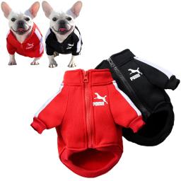 Jaqueta de beisebol para cães pequenos e médios, colete pet moletom buldogue francês traje chihuahua casaco pug roupa de cachorro, inverno - Image 1
