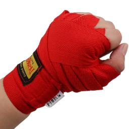 Bandagem De Boxe De Algodão, Envoltórios De Mão, Correias Esportivas, Suporte De Pulso Para Kickboxing, Muay Thai, Protetor De Mão MMA, 3 m, 5m - Image 5