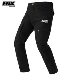 FOX RIDE-Calças Longas De Ciclismo Para Homens, Calças De Mountain Bike, Calças De Bicicleta De Estrada, Calça Enduro MTB, Roupas De Motocross - Image 1