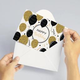 Cartões De Aniversário Premium Com Envelopes, Pacote De Cartão De Festa Misto, Presente De Aniversário Em Massa, 24Pcs - Image 4