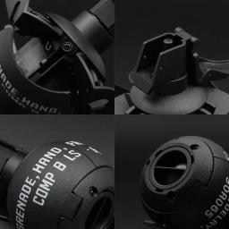 Modelo tático de Granada de Fumaça Bouncing Granada de Fumaça Airsoft Paintball Jogo M67 Burst Explosão de água de mina CQB 3pcs - Image 5