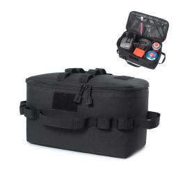 Outdoor Camping Gás Tank Storage Bag Grande Capacidade Ground Nail Tool Bag Gás Canister Piquenique Panelas Utensílios Kit Bag - Image 1