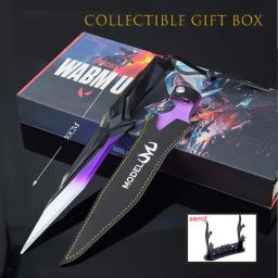 Liga Katana Modelo Swords Toy, Valorant Singularity Faca Gift Box, Corpo a Corpo Armas Jogo Periféricos, Edição de colecionador clássico, Menino - Image 1