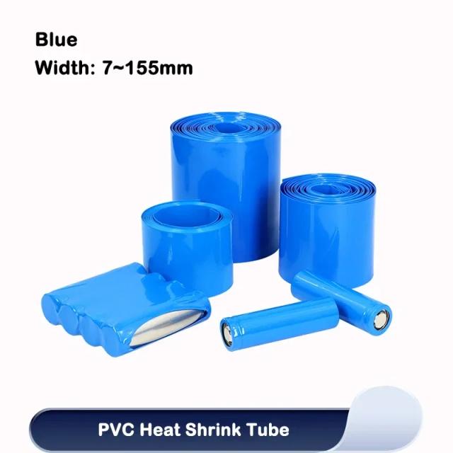 Tubo Termoencolhível PVC 18650 Lipo Bateria Isolamento Protetor 7mm a 155mm 1m a 20m